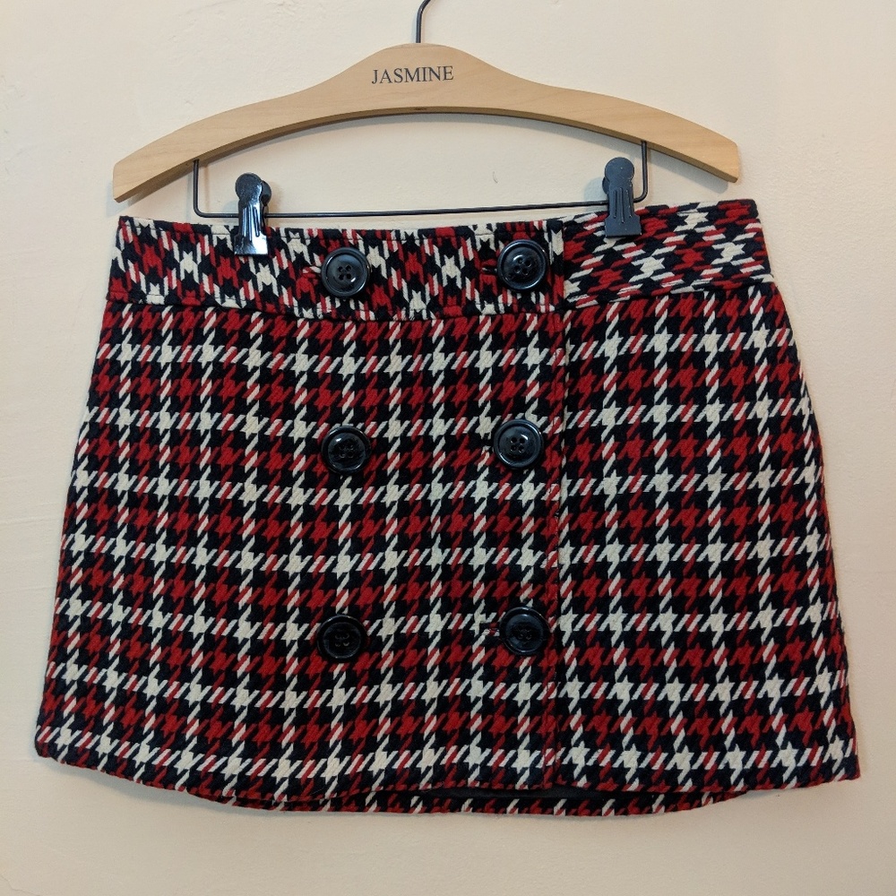 Short schoolgirl skirt